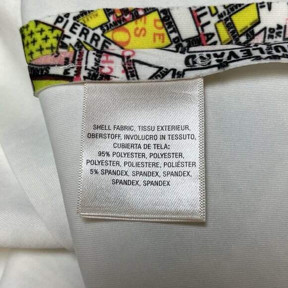 Maeve Anthropologie Womens Pleated Mini Skirt Size 6‎ Paris Map Print Scuba - Picture 9 of 12